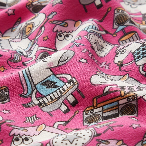 Cotton Jersey Rock Unicorn – Purple 4 Cotton Jersey Rock Unicorn – Purple - Image 2