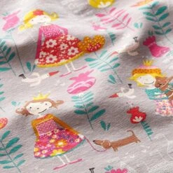 Cotton Jersey Perky Princess – Grey -Tailor Supplies Sales Store ZB02 407