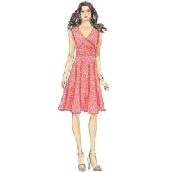 Dress | Butterick 6446 | 40-48 -Tailor Supplies Sales Store ZB02 562