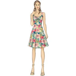Dress, Butterick B6679 | 32-40 -Tailor Supplies Sales Store ZB02 577
