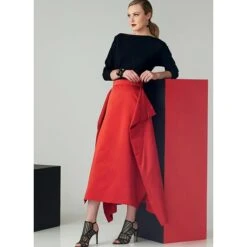 Top | Draped Skirt, Paco Peralta 1567 | 6 - 14 -Tailor Supplies Sales Store ZB02 595
