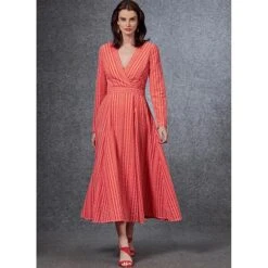 Dress, Vogue 1672 | 40-48 10 Dress, Vogue 1672 | 40-48 -Tailor Supplies Sales Store ZB02 628