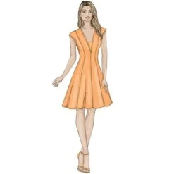 Misses' Dress And Dickie, Very Easy Vogue 9292 | 6 - 22 12 Misses' Dress And Dickie, Very Easy Vogue 9292 | 6 - 22 -Tailor Supplies Sales Store ZB02 678