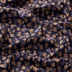 Viscose Jersey, Autumn Flowers – Midnight Blue -Tailor Supplies Sales Store ZB02 68