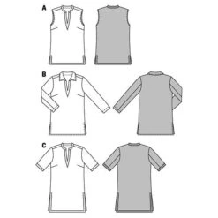 Blouse & Tunic, Burda 6809 -Tailor Supplies Sales Store ZB02 692