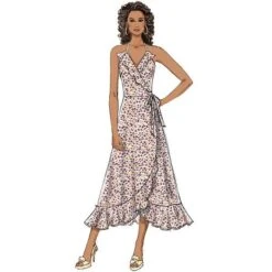 Wrap Dresses, Butterick 6554 | 6 - 14 -Tailor Supplies Sales Store ZB02 728