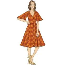 Wrap Dress | Butterick 6654 | OneSize -Tailor Supplies Sales Store ZB02 729