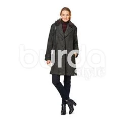 Coat | Short Coat, Burda 6462 | 34 - 46 -Tailor Supplies Sales Store ZB02 763
