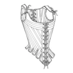 Boned Stays / Corsets, Butterick 4254 | 38 - 42 -Tailor Supplies Sales Store ZB02 771