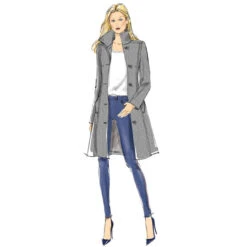 Coats, Butterick 6385 | 14 - 22 -Tailor Supplies Sales Store ZB02 773