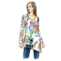 Plus Size - Top / Tunic, Butterick 6263 | 26W - -Tailor Supplies Sales Store ZB02 822