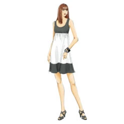 Dress, McCalls 5893 | 44-50 -Tailor Supplies Sales Store ZB02 832