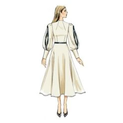 Dress, Vogue 9327 | 6 - 14 -Tailor Supplies Sales Store ZB02 834