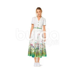 Dress, Burda 6520 9 Dress, Burda 6520 -Tailor Supplies Sales Store ZB02 862