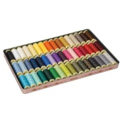 1895 Nostalgic Tin Sew-All Thread Set [ 100m | 48 Pieces | 22 X 19 X 2 Cm ] | Gütermann Creativ -Tailor Supplies Sales Store ZB02 935