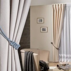 Decorative Knot Tiebacks [80cm] – Blue Grey | Gerster -Tailor Supplies Sales Store ZB02 989