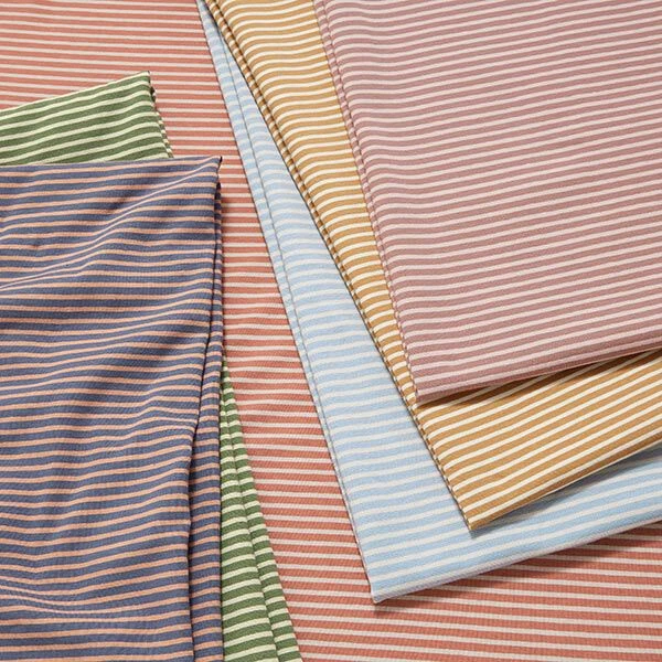 Narrow Stripes Cotton Jersey – Light Dusky Pink/dark Dusky Pink 7 Narrow Stripes Cotton Jersey – Light Dusky Pink/dark Dusky Pink - Image 5