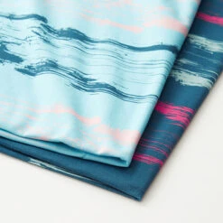 GOTS Cotton Jersey Corn Silk | Tula – Petrol/intense Pink -Tailor Supplies Sales Store ZB03 132