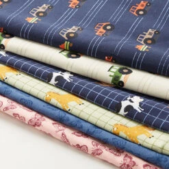 Cotton Jersey Farm Animals – Navy Blue -Tailor Supplies Sales Store ZB03 151