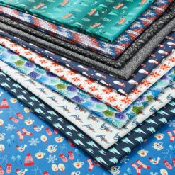 SHIELD PRO Antimicrobial Jersey Knit – Royal Blue/red | Albstoffe -Tailor Supplies Sales Store ZB03 160