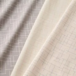 Broken Check Cotton Jersey – Light Grey -Tailor Supplies Sales Store ZB03 206