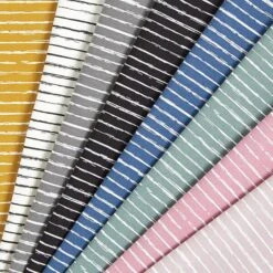 Cotton Jersey Scribble Stripes – Khaki -Tailor Supplies Sales Store ZB03 232