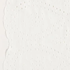 Droplets Broderie Anglaise Cotton – White -Tailor Supplies Sales Store ZB03 279