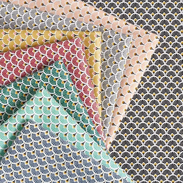 Coated Cotton Little Fans – Denim Blue 7 Coated Cotton Little Fans – Denim Blue - Image 5