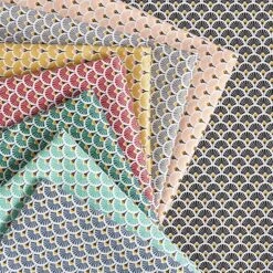 Coated Cotton Little Fans – Grey -Tailor Supplies Sales Store ZB03 294