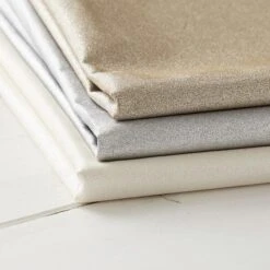 Coated Cotton Glitter – Silver Metallic -Tailor Supplies Sales Store ZB03 303