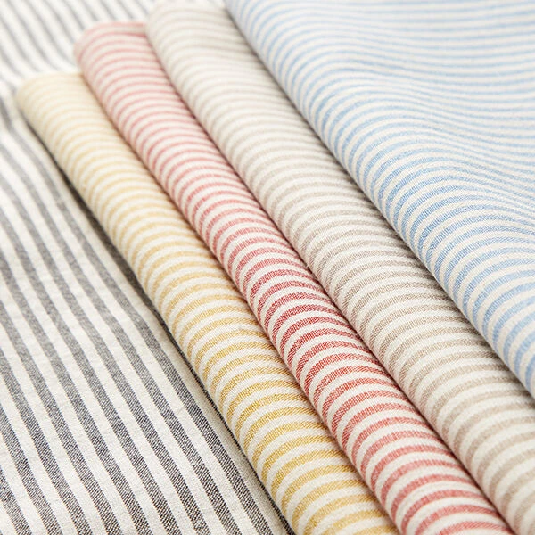 Cotton Viscose Blend Stripes – Chili/offwhite 7 Cotton Viscose Blend Stripes – Chili/offwhite - Image 5