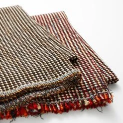 Coarse Canvas Fabric Box – Navy Blue/brown -Tailor Supplies Sales Store ZB03 315