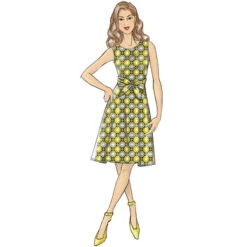 Dress, Butterick B6676 | 32-40 -Tailor Supplies Sales Store ZB03 325