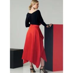 Top | Draped Skirt, Paco Peralta 1567 | 6 - 14 -Tailor Supplies Sales Store ZB03 371