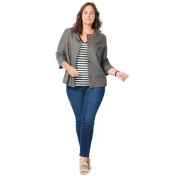 Plus Size Coat / Jacket | Burda 6034 | 44-54 -Tailor Supplies Sales Store ZB03 406
