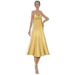 Slip-Style Dress With Back Zipper, Very Easy Vogue9278 | 14 - 22 -Tailor Supplies Sales Store ZB03 471
