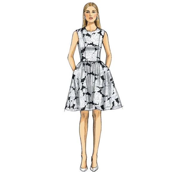 Misses/Misses Petite Dress / Jumpsuit, Vogue V9075 6 Misses/Misses Petite Dress / Jumpsuit, Vogue V9075 - Image 4