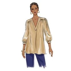 Top | Butterick 6855 | 32-50 -Tailor Supplies Sales Store ZB03 572