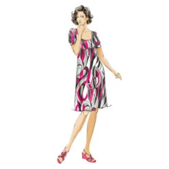 Dress, McCalls 5893 | 44-50 -Tailor Supplies Sales Store ZB03 579