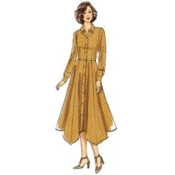 Dress, Butterick 6702 | 32-40 -Tailor Supplies Sales Store ZB03 591