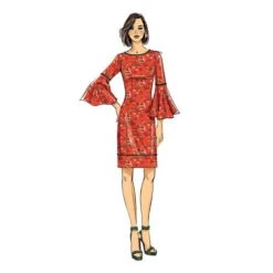 Dress | Butterick 6624 | 34-42 13 Dress | Butterick 6624 | 34-42 -Tailor Supplies Sales Store ZB03 601