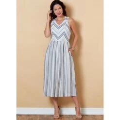 Dress, Butterick 6661 | 32-40 -Tailor Supplies Sales Store ZB03 609