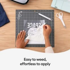 Glow In The Dark Iron-On [30x60cm] 1 Sheet | Cricut -Tailor Supplies Sales Store ZB03 671