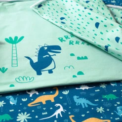 Dino World Cotton Jersey | PETIT CITRON – Petrol -Tailor Supplies Sales Store ZB03 85