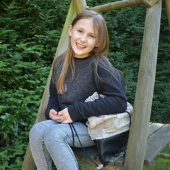 Mini Cotton Waffle Jersey Plain – Black -Tailor Supplies Sales Store ZB04 109