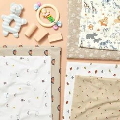 Cotton Jersey Puzzle Pieces – Offwhite 14 Cotton Jersey Puzzle Pieces – Offwhite -Tailor Supplies Sales Store ZB04 117