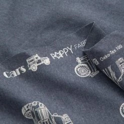 Cotton Jersey Four-by-Four – Navy Blue -Tailor Supplies Sales Store ZB04 126