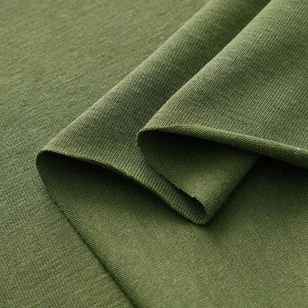Bamboo Viscose Jersey Plain – Olive 5 Bamboo Viscose Jersey Plain – Olive - Image 3