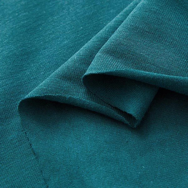 Bamboo Viscose Jersey Plain – Petrol 5 Bamboo Viscose Jersey Plain – Petrol - Image 3