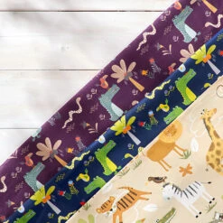 GOTS Cotton Cretonne Safari Animals – Beige 17 GOTS Cotton Cretonne Safari Animals – Beige -Tailor Supplies Sales Store ZB04 139